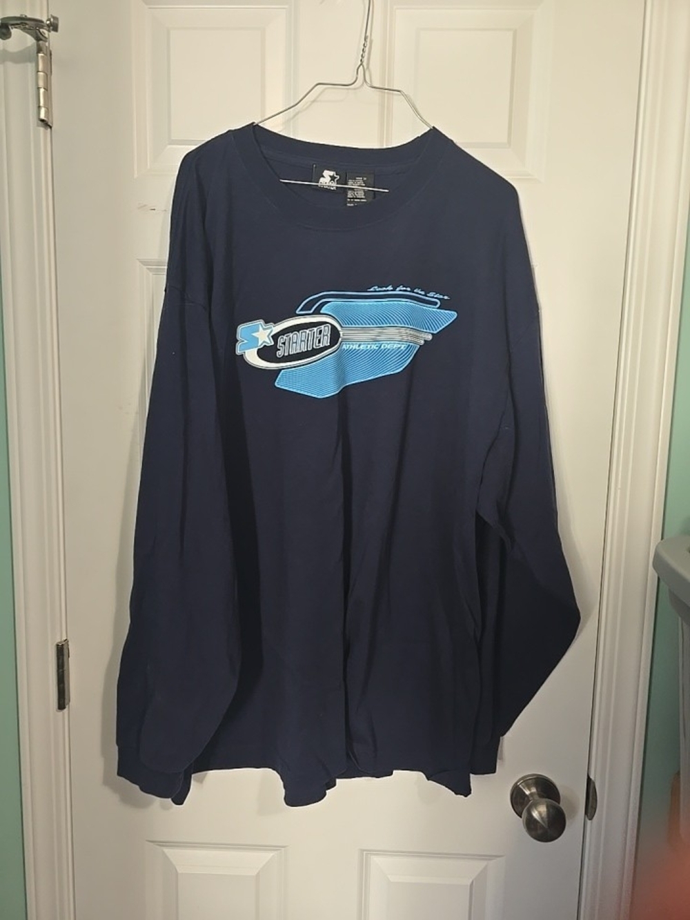 Starter Navy Long-Sleeve Graphic Tee
